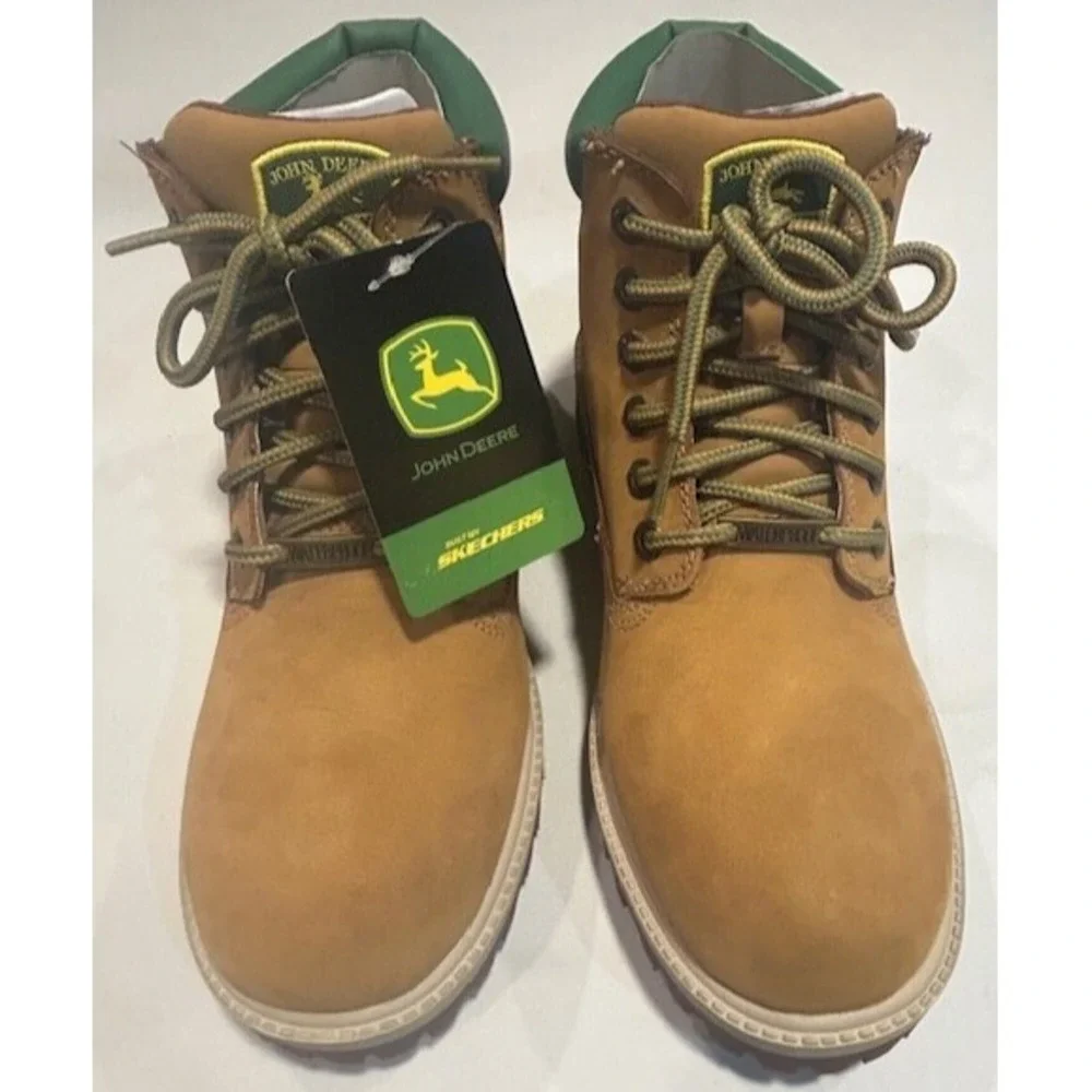 Skechers Men's John Deere Sergeants Dozer Industrial Boots 256000/Wheat - Size 8